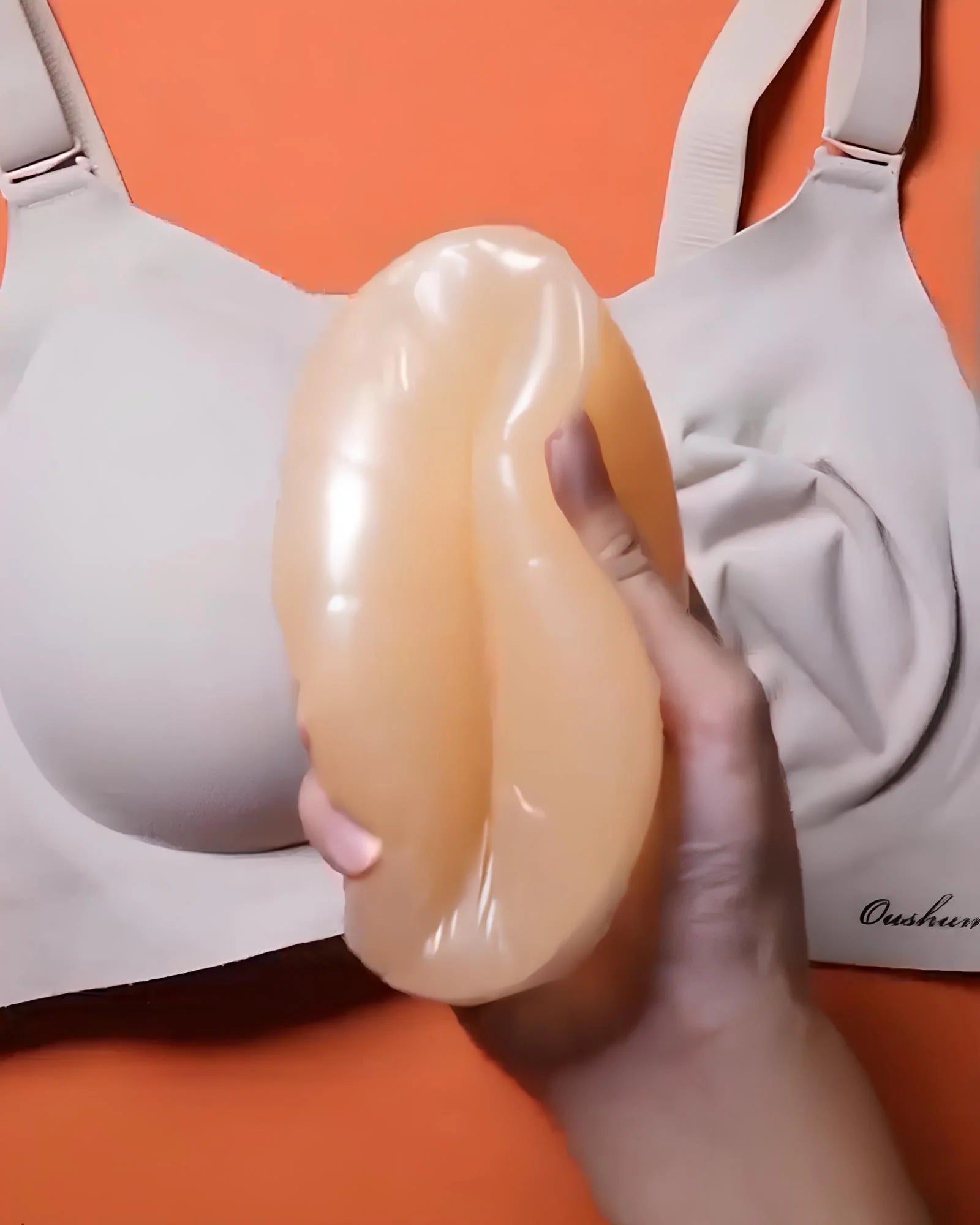 Sutien fără Cusături cu Pernuțe din Silicon Efect Natural