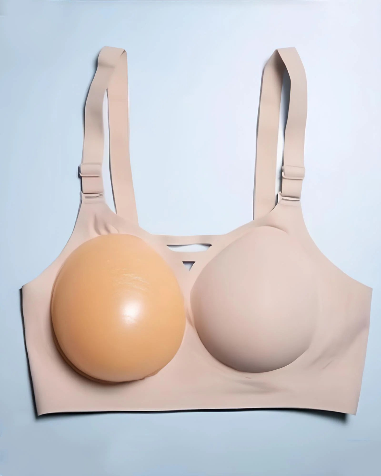 Sutien fără Cusături cu Pernuțe din Silicon Efect Natural